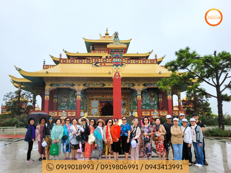 Đoàn khách 360Go tham quan Samten Hills - Du lịch 360Go
